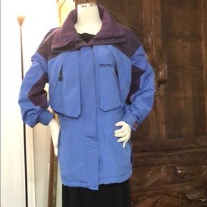 MARMOT Rain Jacket, shell, size XL, EUC